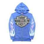 MURD333R.FM Chop333r Rhinestone hoodie