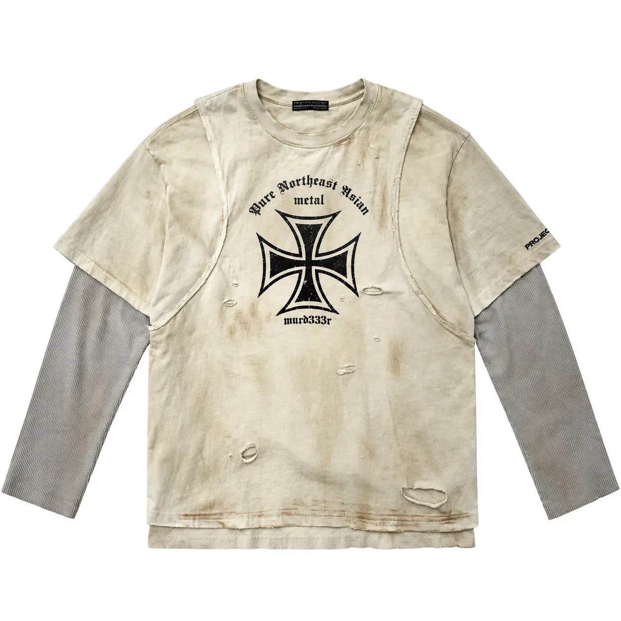 MURD333RFM 3 Layered Long Sleeve Tee MURD333RFM 3 Layered Long Sleeve Tee